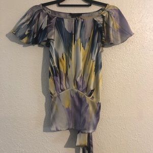 Ted Baker London Multicolor Off-Shoulder Blouse